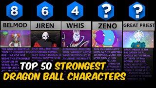 Top 50 Strongest Dragon Ball Characters