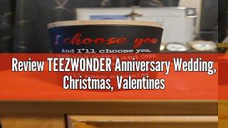 Review TEEZWONDER Anniversary Wedding, Christmas, Valentines Day, Birthday Gifts for Him, Her, Roman