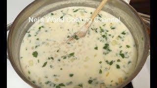 Armenian Yogurt Soup Spas - Tanov apur - How to make Armenian Traditional yogurt soup spas - Tanapur