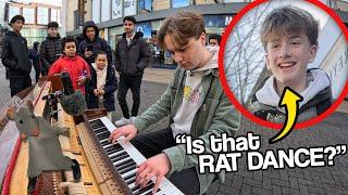 I Played RAT DANCE Meme on Piano In Public!