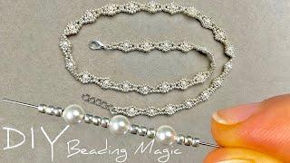 Beads Jewelry Making: How to Make Necklace using Seed Beads and Pearls