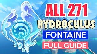 How to: GET ALL 271 HYDROCULUS FONTAINE COMPLETE GUIDE FULL TUTORIAL | Genshin Impact