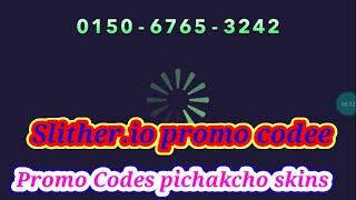 Slither.io promo codes All invisibal skins unlock promo codes03447788144