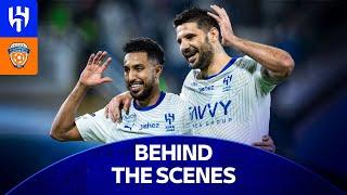 Behind the scenes of Al Hilal vs Al Fayha ️