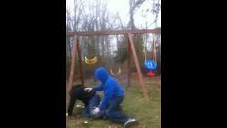 Harlem shake (swing set edition)