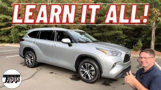 2022 Toyota Highlander Tutorial: Learn All Buttons, Controls, Specs!