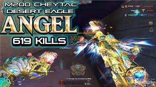 M200 CheyTac-Angel + Desert Eagle-Angel | 619 Kills | Hero Mode X Gameplay | Crossfire West