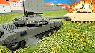 TANK BATTLE BASE CHALLENGE! - Brick Rigs Multiplayer Gameplay - Lego Tank Battle!