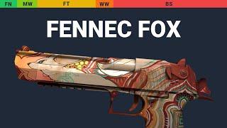 Desert Eagle Fennec Fox - Skin Float And Wear Preview