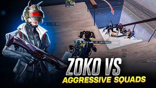 Zoko vs aggressive squads iPhone xr pubg test in 3.5 update 