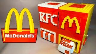 МАКДОНАЛДС БИГ МАК и KFC МАШИНА из ЛЕГО !