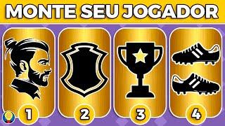  MONTE O SEU JOGADOR DE FUTEBOL PELAS CARTAS MISTERIOSAS | Jogo das escolhas | Quiz de Futebol #2