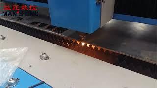 750w Fiber Laser Cutting Machine  Cutting 6mm CS