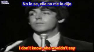 The Beatles - Yesterday ( SUBTITULADA ESPAÑOL INGLES )