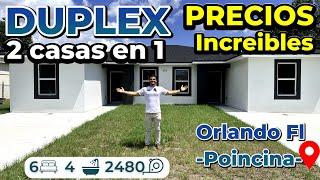 SE VENDEN Duplex NUEVOS de 2 UNIDADES | 3  2   |  Orlando Fl, Poinciana FL  | #duplex #multifamily