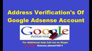 How To Fully Verify Google Adsense Account By PIN And Without PIN Number