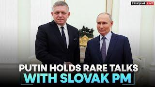 LIVE: Russia's Putin Meets Slovak PM Robert Fico as Ukraine's Gas Transit Deal Nears End