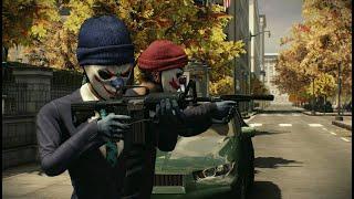 Дед Мороз и Санта грабят автосалон в PayDay 2