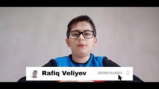 Yaxşılıq haqqında atalar sözləri #2. Rafiq Vəliyev