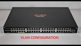 Aruba Switch VLAN Configuration