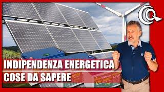 Indipendenza energetica : cose da sapere per raggiungerla