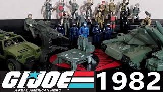RETRO-WED: 1982 VINTAGE GI JOE ENTIRE TOY LINE OF FIGURES AND VEHICLES