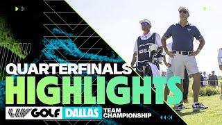 FULL HIGHLIGHTS: LIV Golf Dallas Team Championship | Quarterfinals | 2024