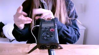 ASMR  fast & aggressive hand sounds (no talking in desc.) ~ tascam