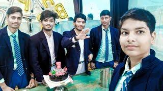 Ankit birthday  celebration with Anil monitor 