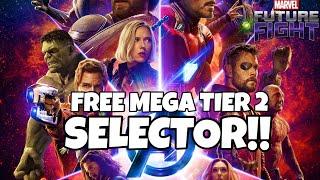 FREE MEGA TIER TWO SELECTOR ! BEST CHARACTERS TO CHOOSE? | Marvel Future Fight