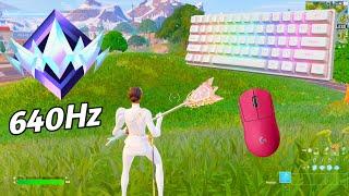 [ASMR]  Fortnite UNREAL RANK Gameplay  (New Chapter 5 Season)  Satisfying Keyboard 360 FPS