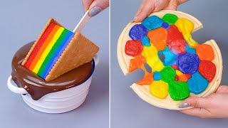 Satisfying RAINBOW Chocolate Cake & Dessert Recipes | Homemade Cake Decorating Tutorials