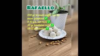 Evde Rafaello tarifi//Конфеты Рафаэлло//Rafaello Coconut Balls #rafaellotarifi #rafaelloçikolatası