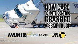 Remote Control Semi-Truck Crash - How CAPE did it!