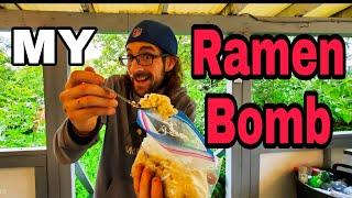 My version of the Ramen Bomb. Is my backpacking meal better then the original??