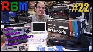 EBAY RETRO GADGETS I BOUGHT Video # 22 INC SONY BETAMAX SL-HF100, BETAMOVIE BMC500 AKAI VHS-C CLONE