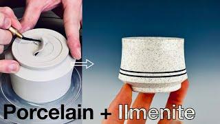 Porcelain + Ilmenite  Tumbler - Start to Finish
