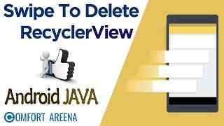 RecyclerView Swipe to Delete - Android Tutorial [JAVA]