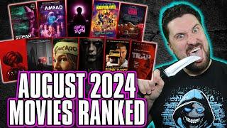 August 2024 Movies Ranked