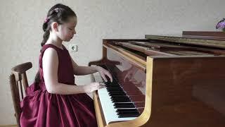 Зданович Марта 6 лет Сонатина Фа Мажор в двух частях  Л В Бетховен