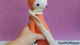 Crochet girl Fox toy. FOX STUFFED ANIMAL. Fox Crochet. Toy Plush Amigurumi.