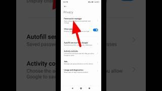 permission Manager allow and deny App permission #Shorts
