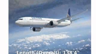 Boeing 737 MAX 9  Commercial Passenger Jet  Specs Features