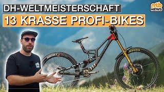 13 krasse Downhill-Bikes von der DH-Weltmeisterschaft 2024 in Andorra / Worlds-Bikes 2024