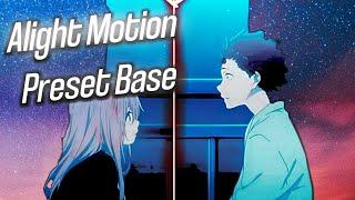 ALIGHT MOTION PRESET BASES PACK #1 | AMV EDITION | Zion VFX