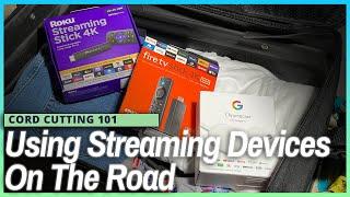 How to Stream on The Road: Roku Streaming Stick 4K, Fire TV, Travel Routers, and More