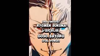 Gojo (Full Power) VS Sukuna (All Fingers) 25K Subscribers