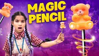 Magic pencil video ||rider mallesh new video || childrens comedy videos ||janaవి videos ||magicpenci