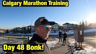 Calgary Marathon Training Vlog || Day 48 The dreaded bonk!