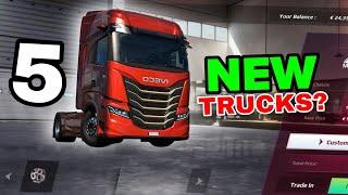 OMG!!5 NEW TRUCKS That FANS Want In TRUCKERS OF EUROPE 3 